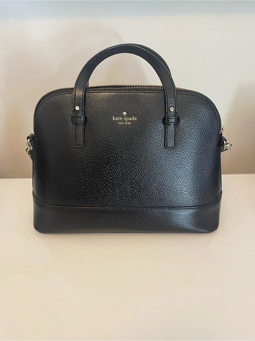 Kate Spade Grand Street Rachelle Crossbody Satchel Purse Bag Leather WKRU3730